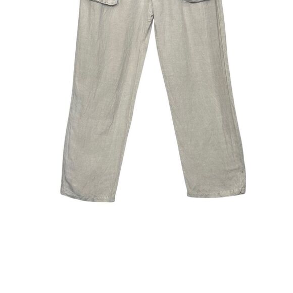 Young Fabulous and Broke Cuba Linen Blend Jumpsuit  in Tan |Size M - Picture 5 of 10